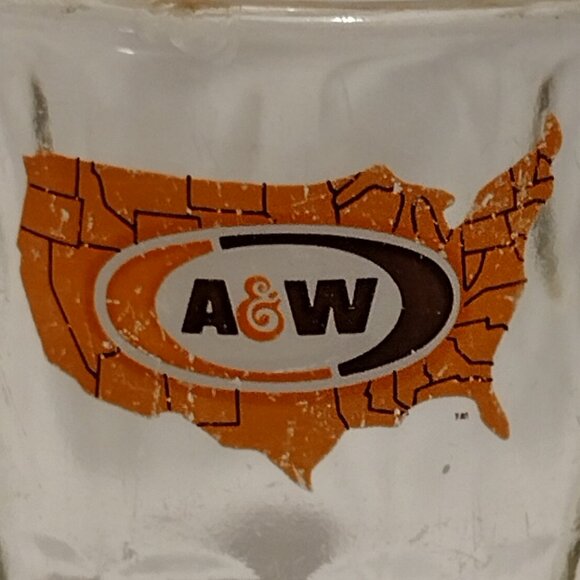 🎬 A & W Small Glass Mug - Picture 2 of 8